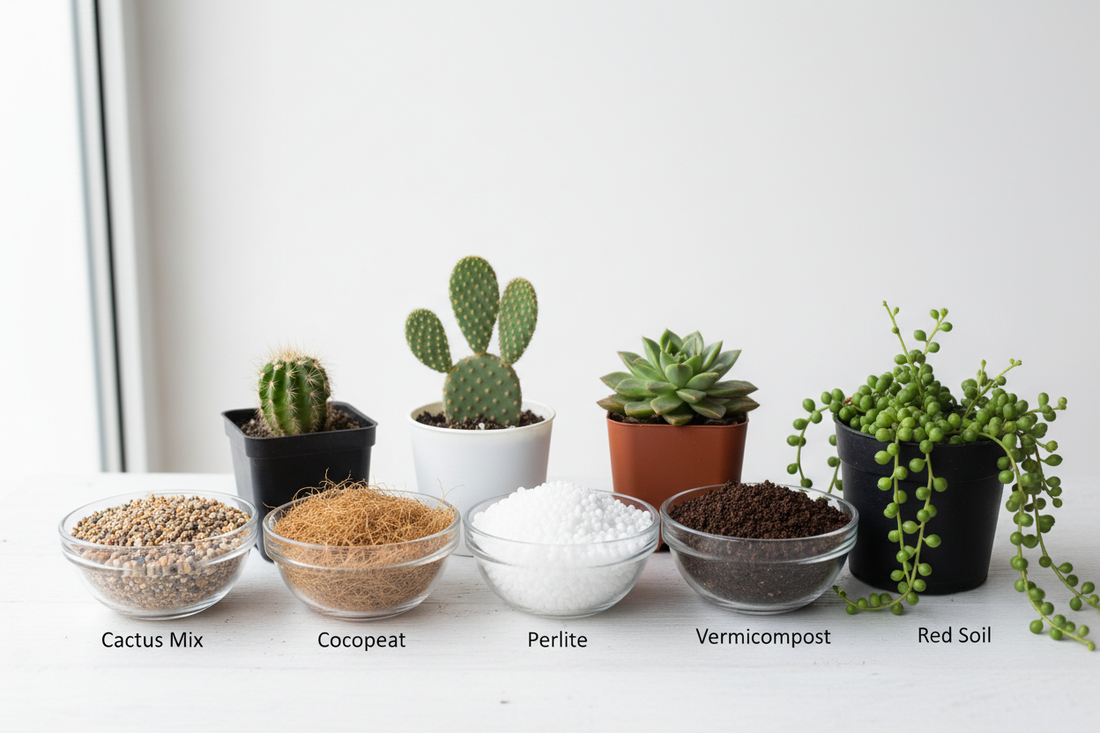 Best Soil Types for Succulents, Cactus and Indoor Plants in India