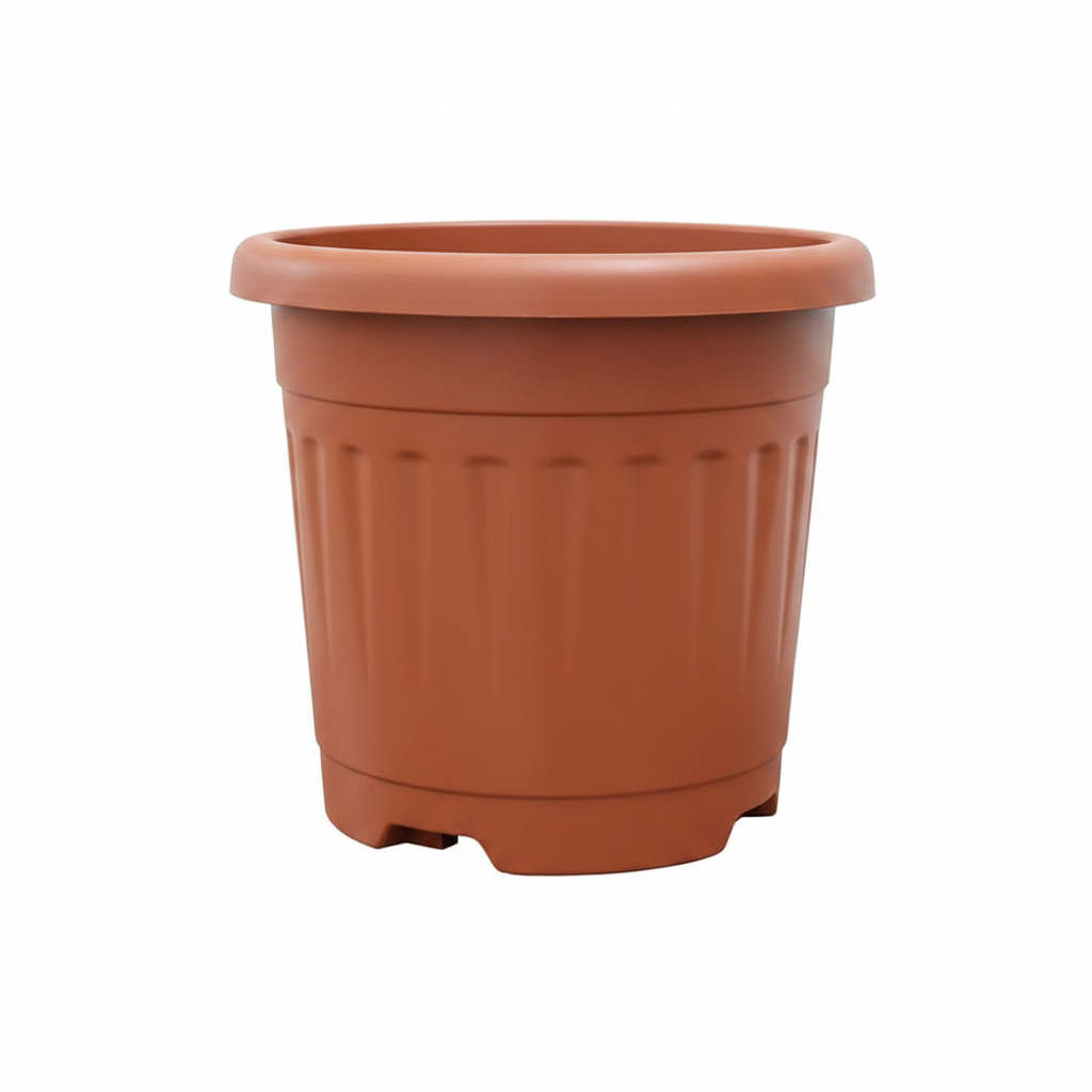 8 Inch Brown Pot