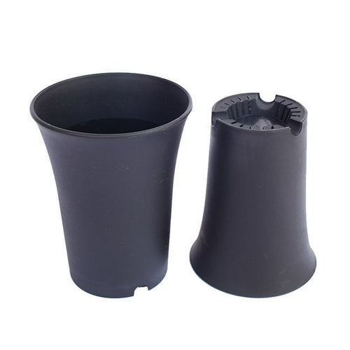 Tall round 4.2 inch plastic pot for cacti & succulents.