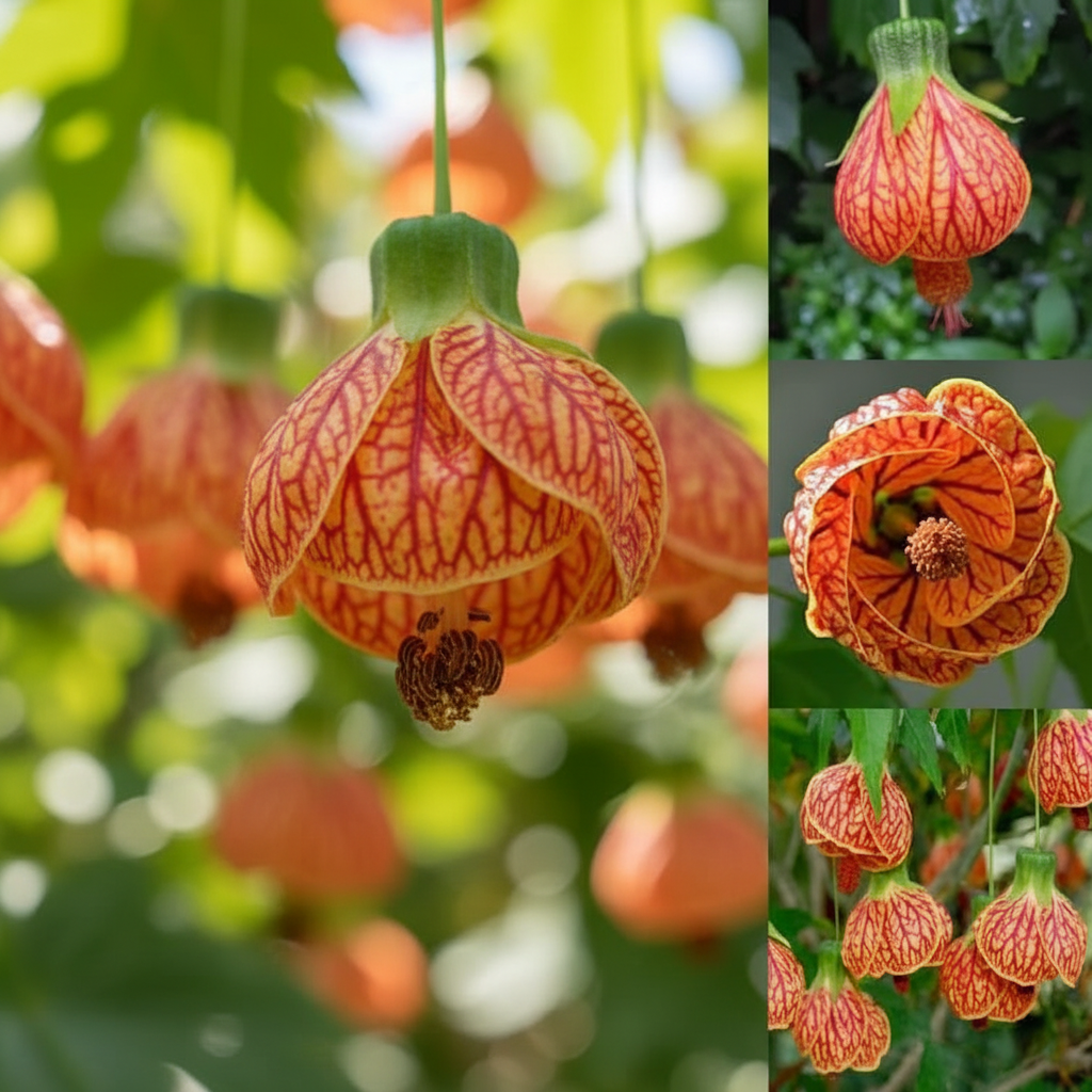 Abutilon Flower Close-Up