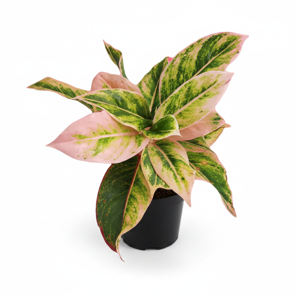 Aglaonema Pink Aurora with Plastic Pot