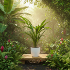 Areca palm plant kept outdoors