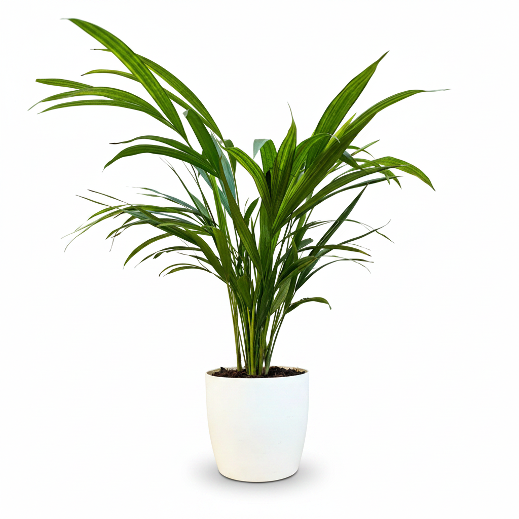 Areca Palm – Pure White Background