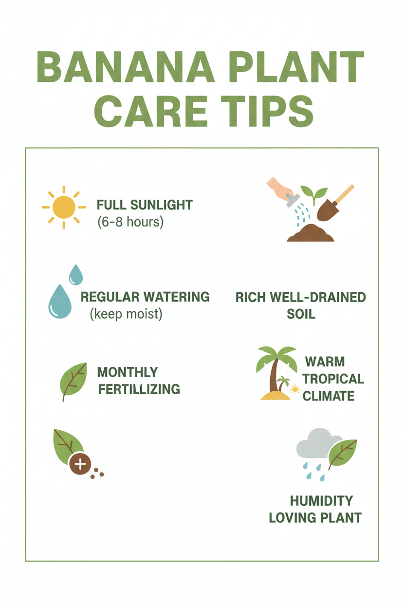 Banana Plant Care Tips