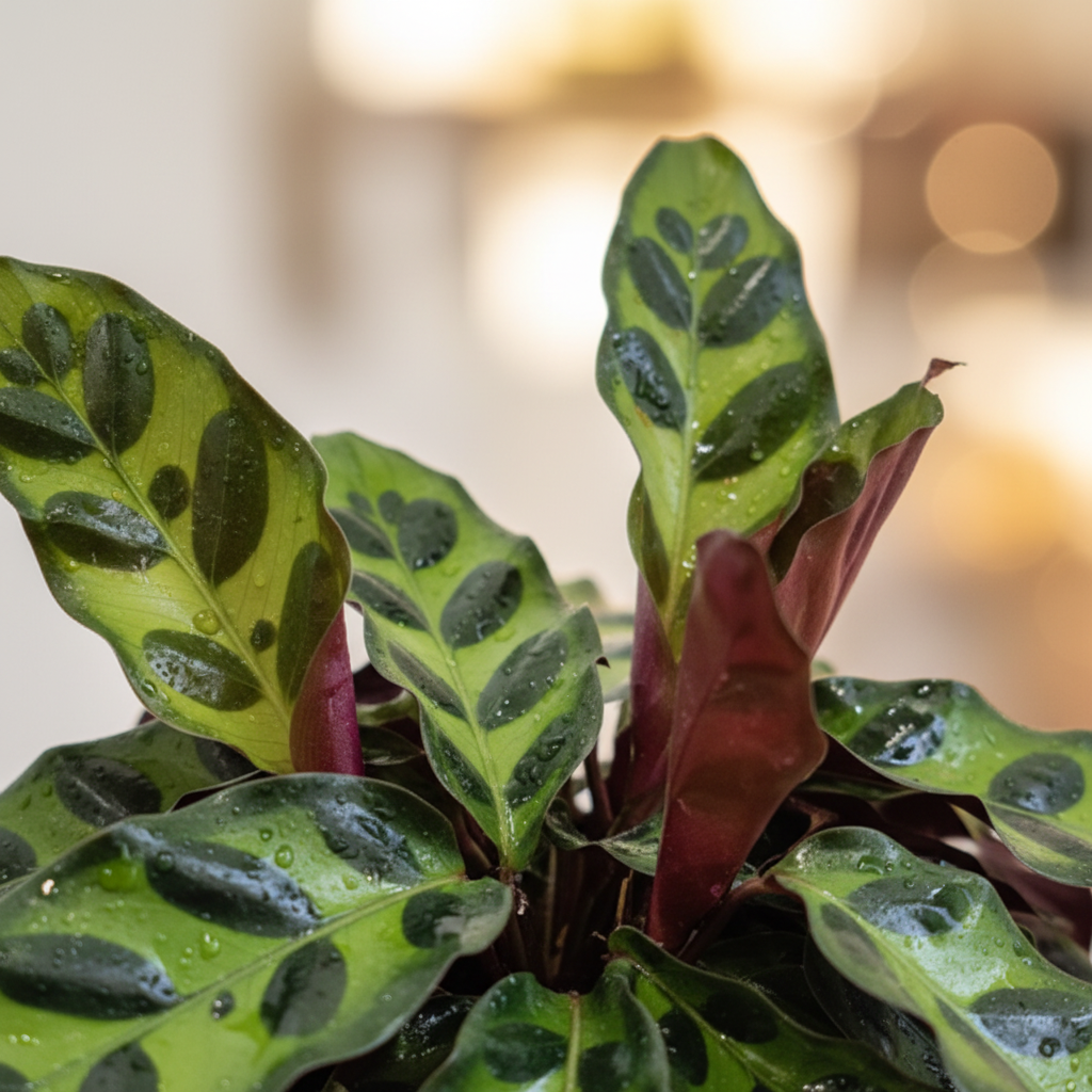 Calathea Rattlesnake Leaf Detail