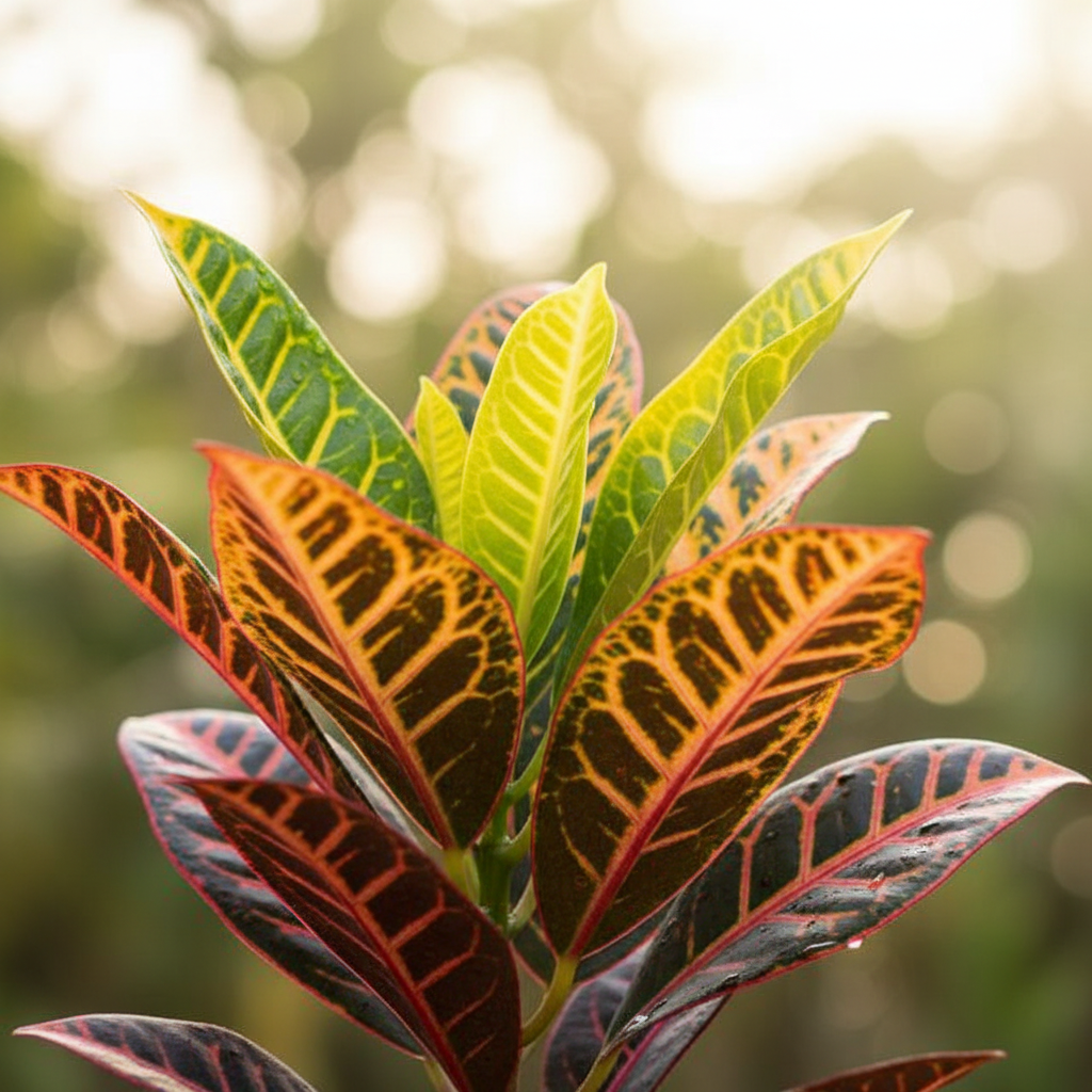 Croton Leaf Detail