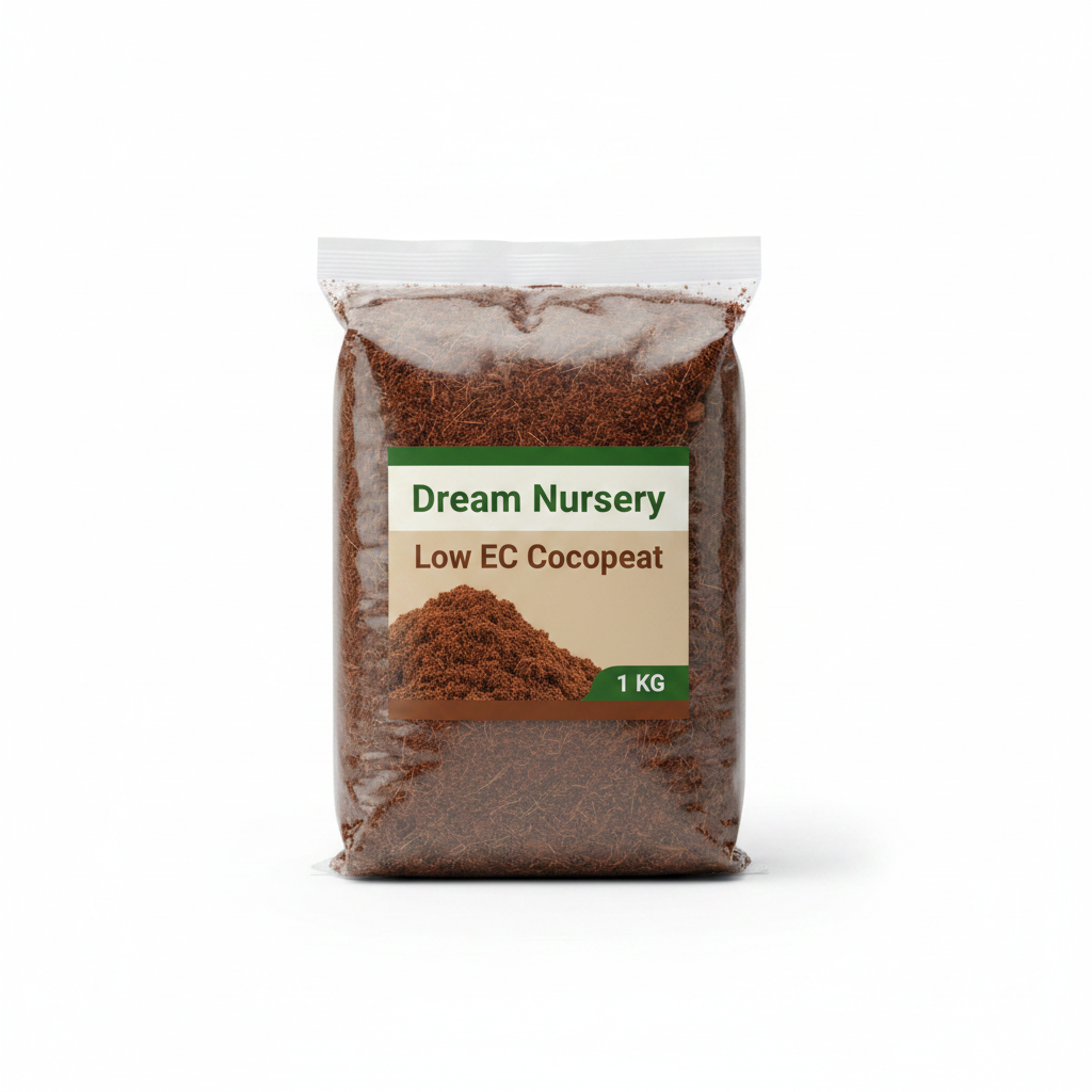 Dream Nursery 1kg Low EC Cocopeat Pack