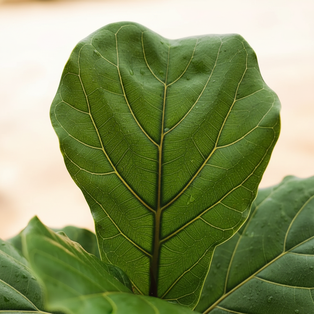 Fiddle Leaf Fig Leaf Detail