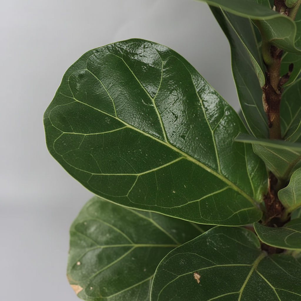Fiddle Leaf Fig Leaf Detail