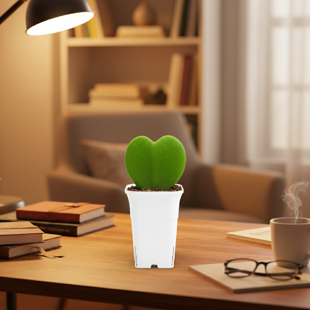 Hoya Kerrii – Square Pot Desk Setting