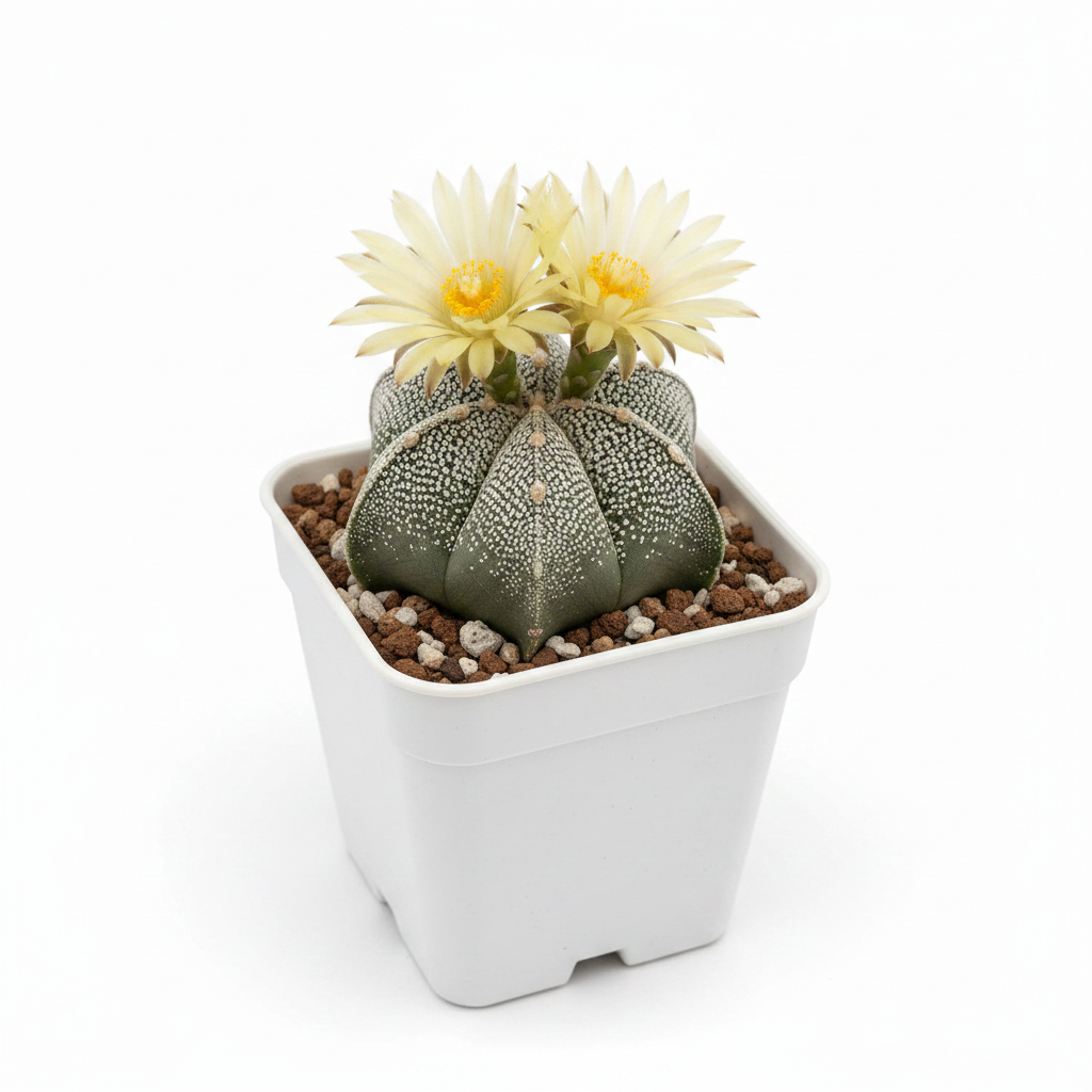 Astrophytum Myriostigma – Rare Bishop's Cap Cactus (3 Inch).