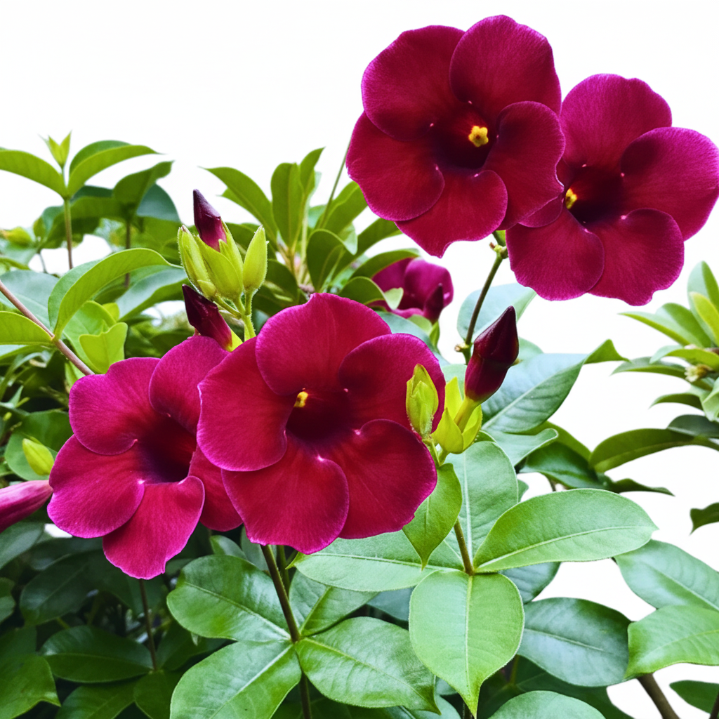 Allamanda Maroon Dwarf Tiger allamanda – Live Flowering Plant