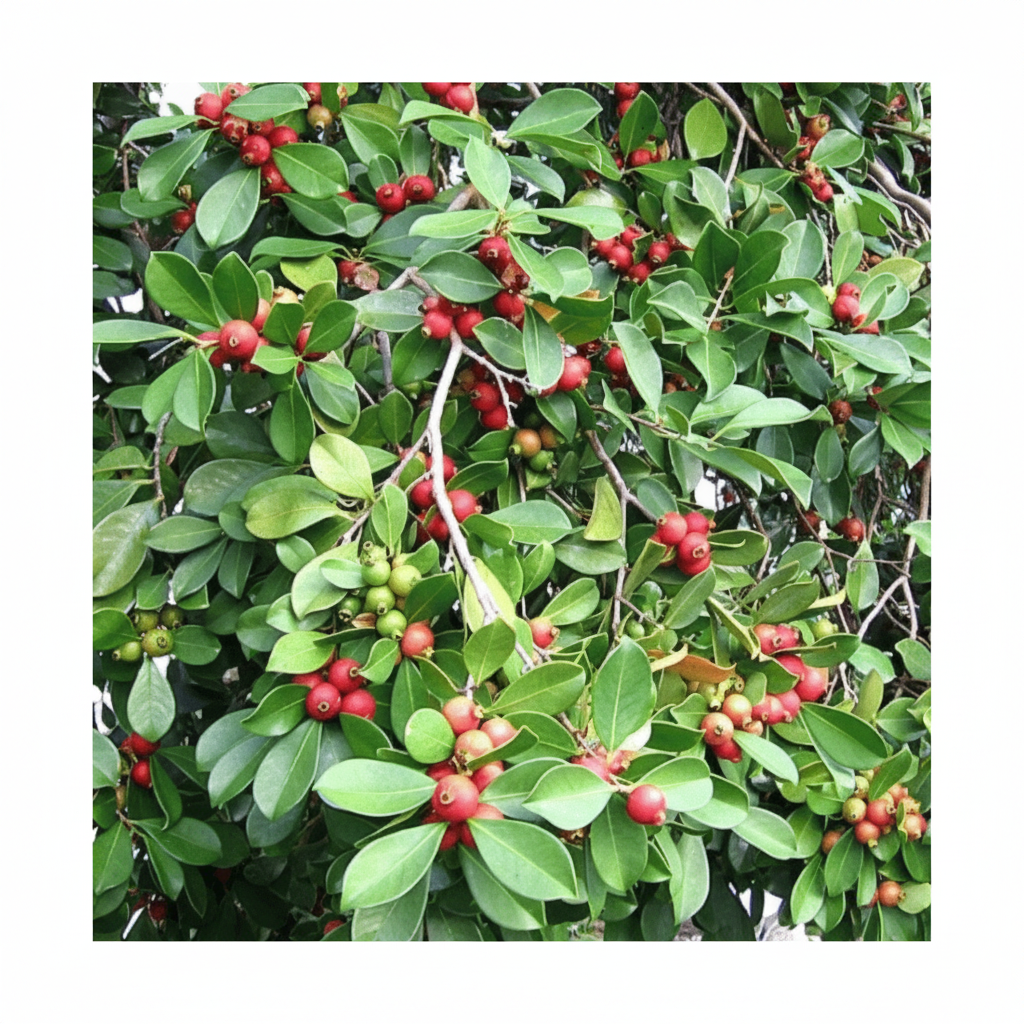 Strawberry Guava Plant (Psidium cattleianum) with red fruits – Dream Nursery