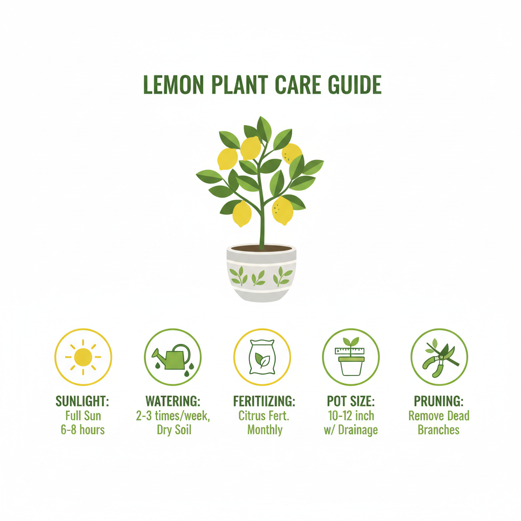 Lemon Plant Care Guide