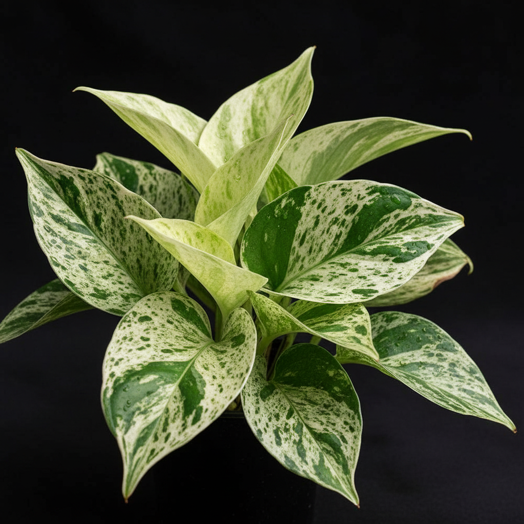 Money Plant - Dark Background