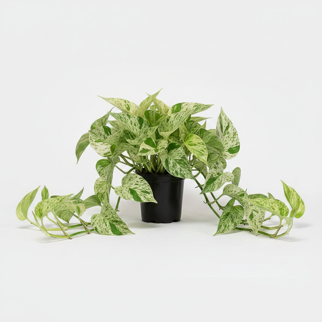 Money Plant - White Background