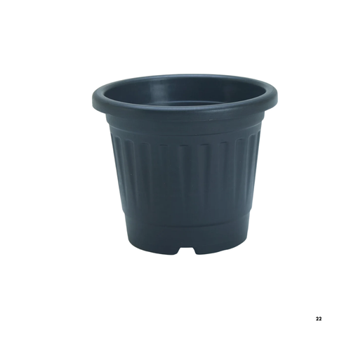 Heavy duty grower plastic pot — size and material specs