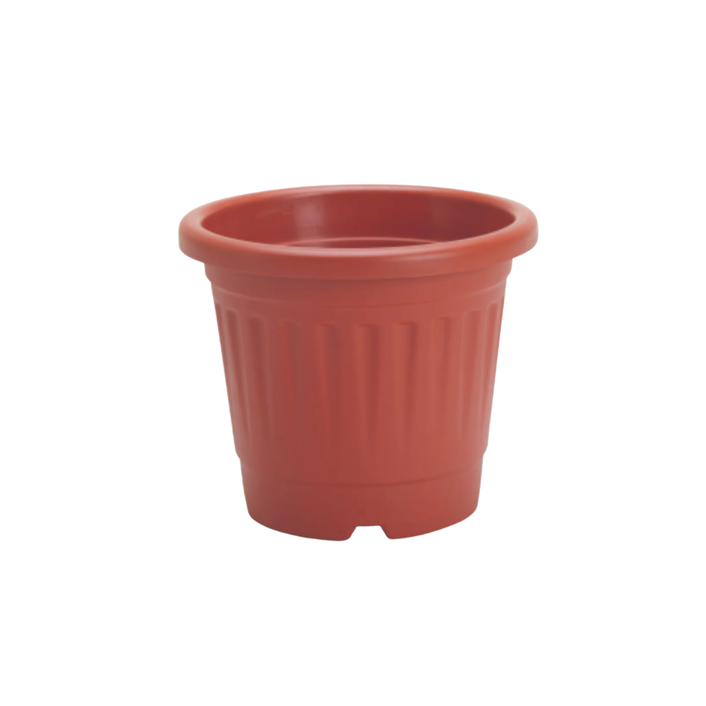 Heavy duty grower plastic pot in matte finish — product brochure
