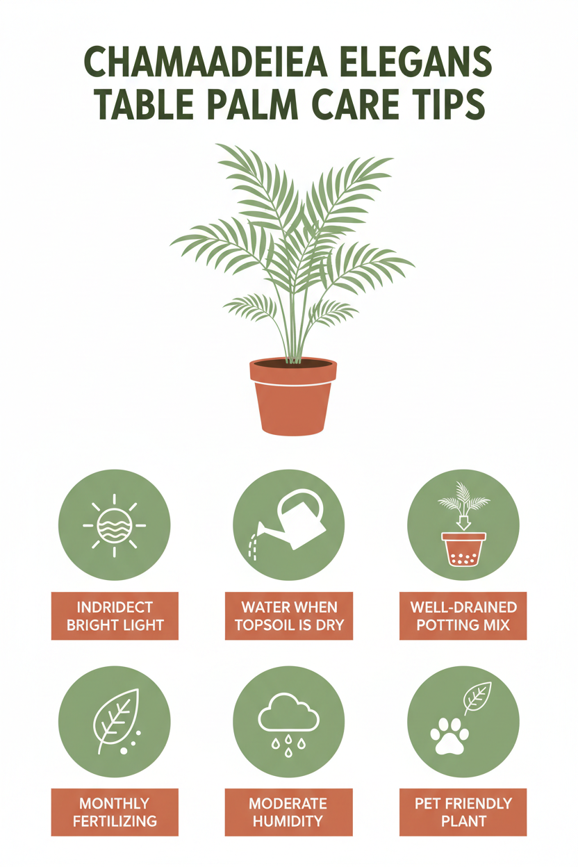 Table Palm Care Tips