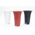 Tall Plastic Pots - White Background