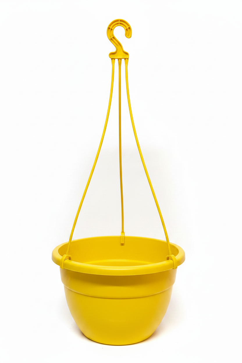 Yellow Hanging Pot