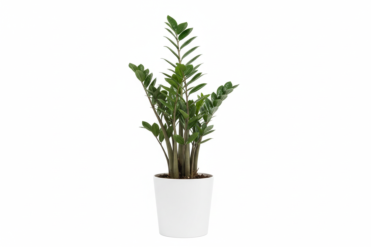 ZZ Plant 4 stems side