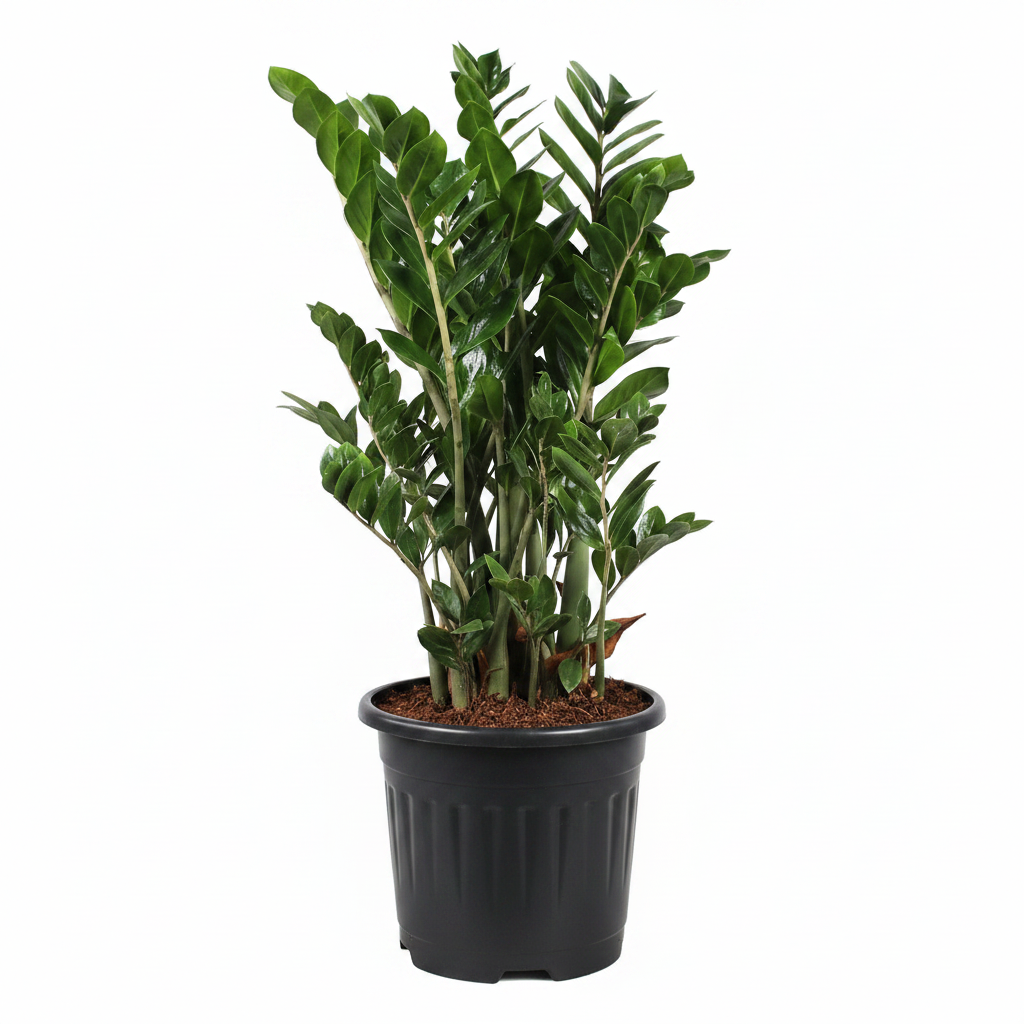 ZZ Plant + 8-inch Black Pot Combo
